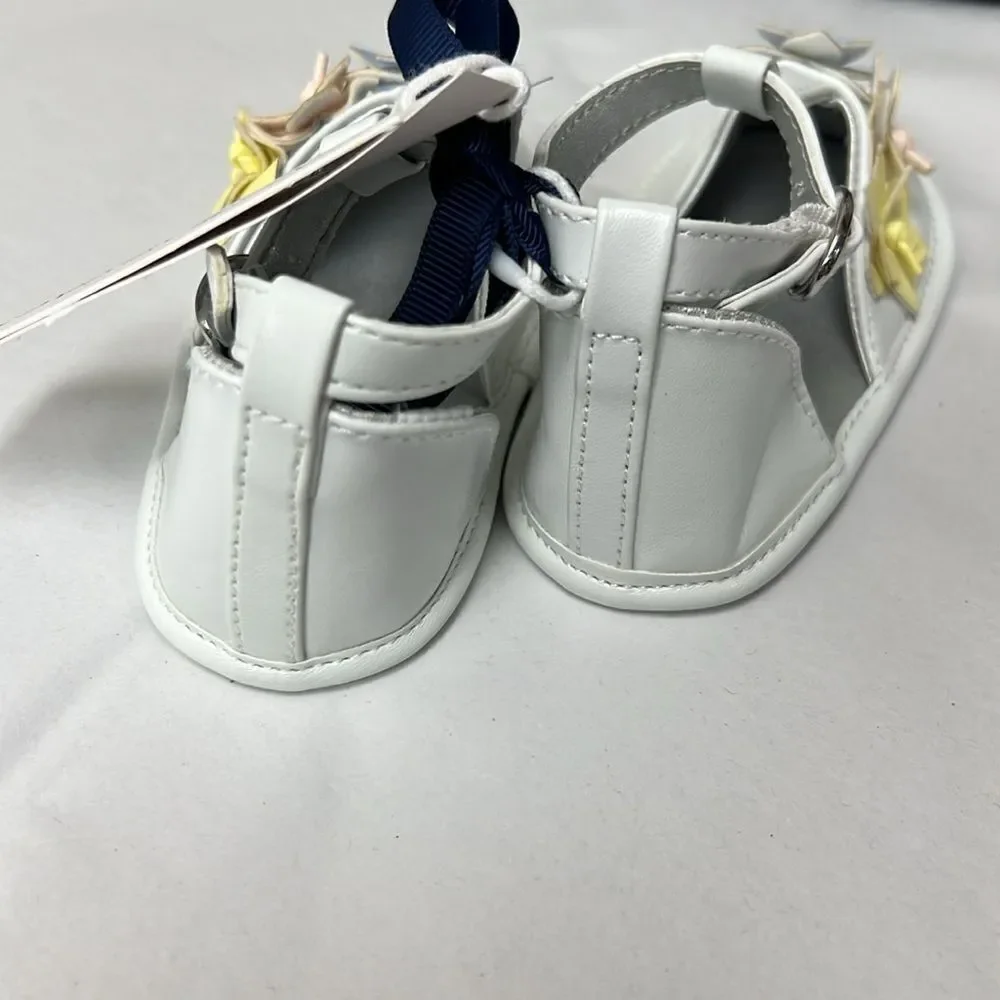 Janie and Jack 100049344 Baby flower t-strap sandal NWT size 12-18 m